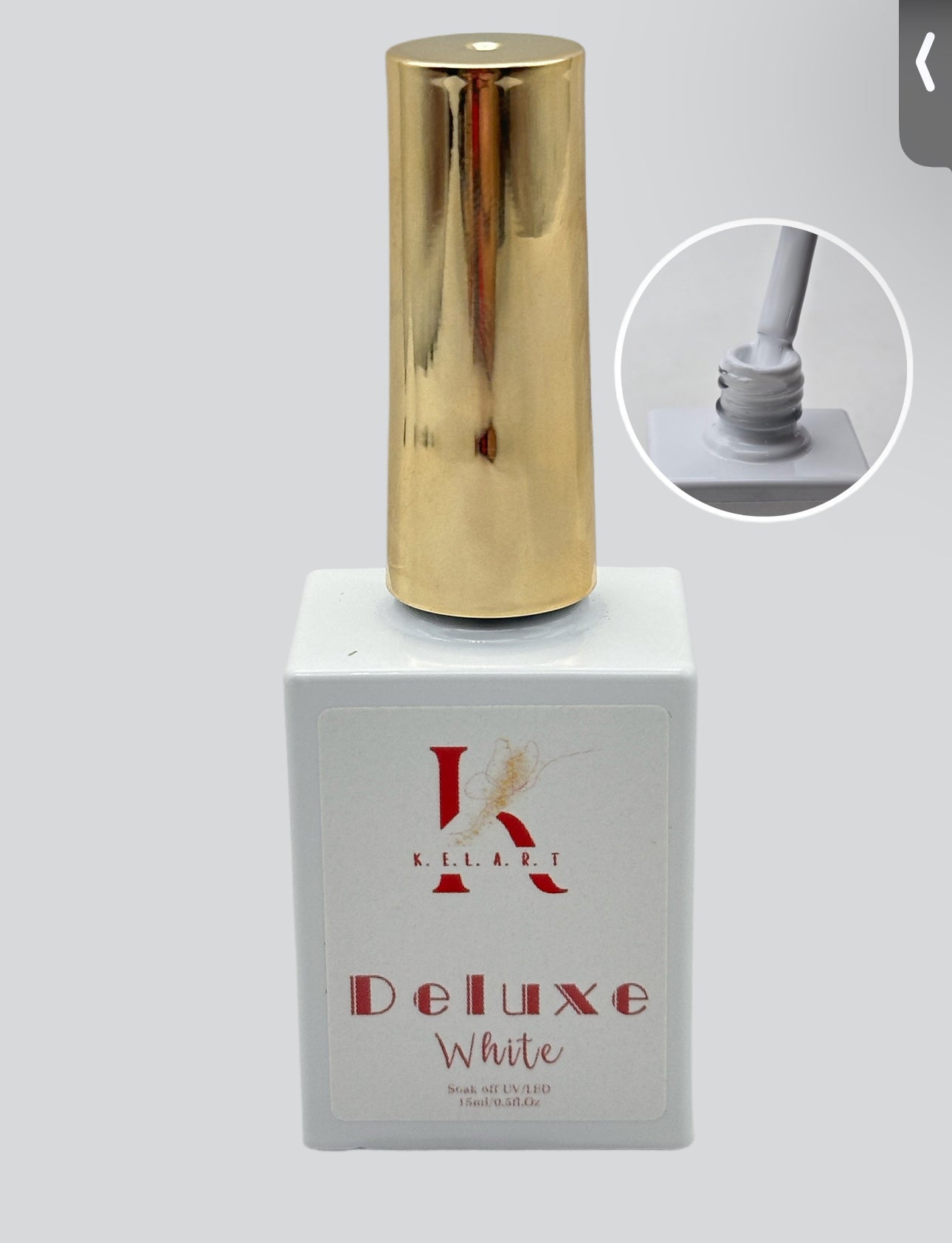 Deluxe White Gel Polish 15ml